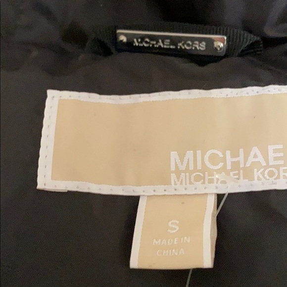 🎄 Santa’s Special 🎁 Michael Kors Faux-Fur Hooded Down Puffer Blac HO19 - Picture 13 of 14